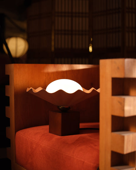 Alora Furrow 12-in Table Lamp