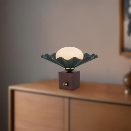 Alora Furrow 12-in Table Lamp