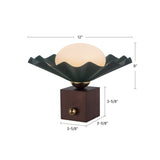 Alora Furrow 12-in Table Lamp