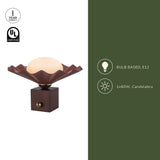 Alora Furrow 12-in Table Lamp