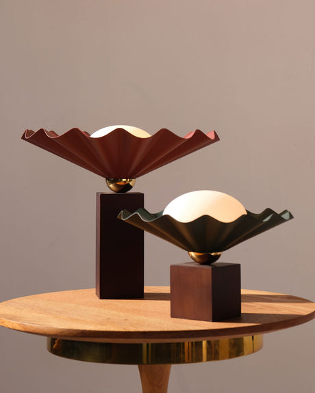 Alora Furrow 16-in Table Lamp