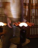 Alora Furrow 16-in Table Lamp