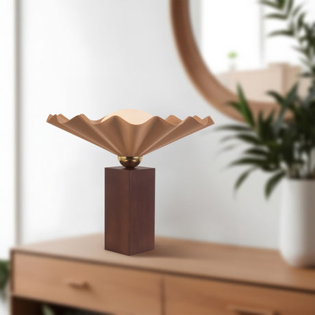 Alora Furrow 16-in Table Lamp