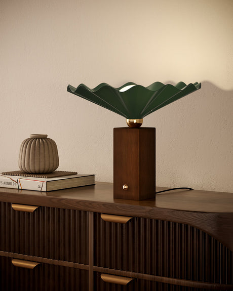 Alora Furrow 16-in Table Lamp