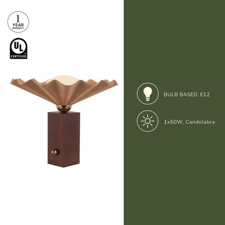 Alora Furrow 16-in Table Lamp