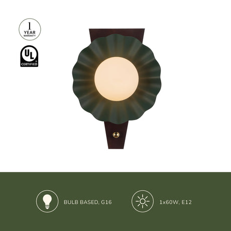 Alora Furrow 12-in Wall Sconce