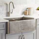 Farmhouse Duet Copper Kitchen Sink