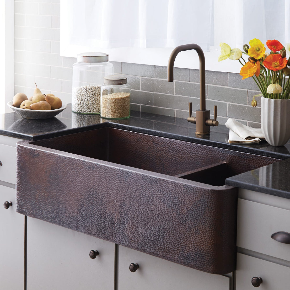Cocina Duet Copper Kitchen Sink