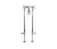 5100 SERIES Basic Free-Standing Tub Filler with Stop Valves - Cross Handles 5136/3970