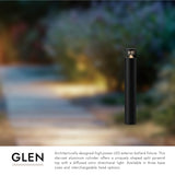 Kuzco Glen 39-in Exterior Bollard