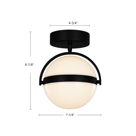 Alora Globo 7-in Flush Mount