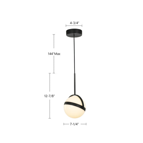 Alora Globo 7-in Pendant