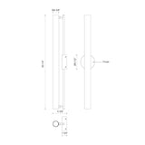 Kuzco Gramercy 36-in Wall Sconce