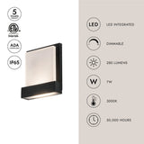 Kuzco Guide 7-in All-terior Wall Light