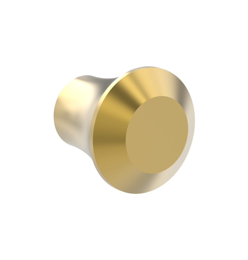 Cabinet Pull Stainless Steel Knobb 30mm diameter - Eureka Gold