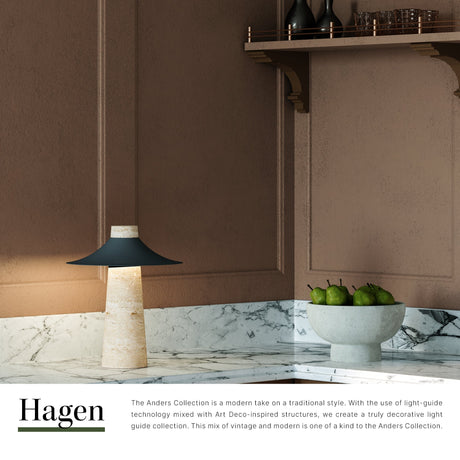 Alora Hagen 10-in Table Lamp