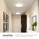 Kuzco Hampton 17-in Flush Mount