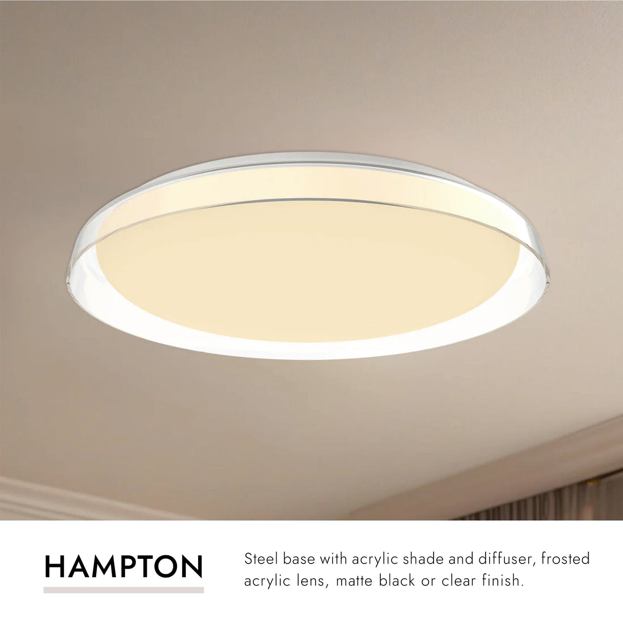 Kuzco Hampton 21-in Flush Mount