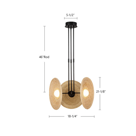 Alora Harbour 18-in Pendant