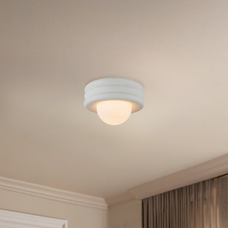 Alora Mood Harvey 12-in Semi-Flush Mount
