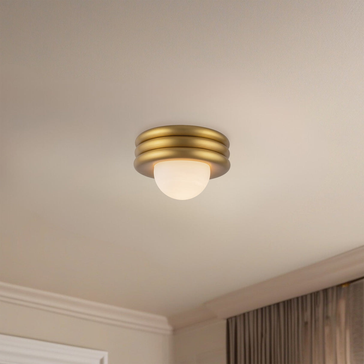Alora Mood Harvey 12-in Semi-Flush Mount