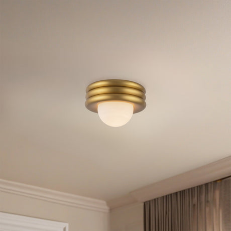 Alora Mood Harvey 12-in Semi-Flush Mount