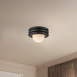 Alora Mood Harvey 12-in Semi-Flush Mount