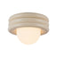 Alora Mood Harvey 12-in Semi-Flush Mount
