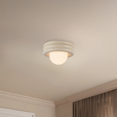 Alora Mood Harvey 12-in Semi-Flush Mount