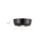 Kuzco Hayden 6-in Flush Mount