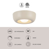 Kuzco Hayden 6-in Flush Mount