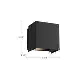 Kuzco Helsinki 6-in Exterior Wall Sconce