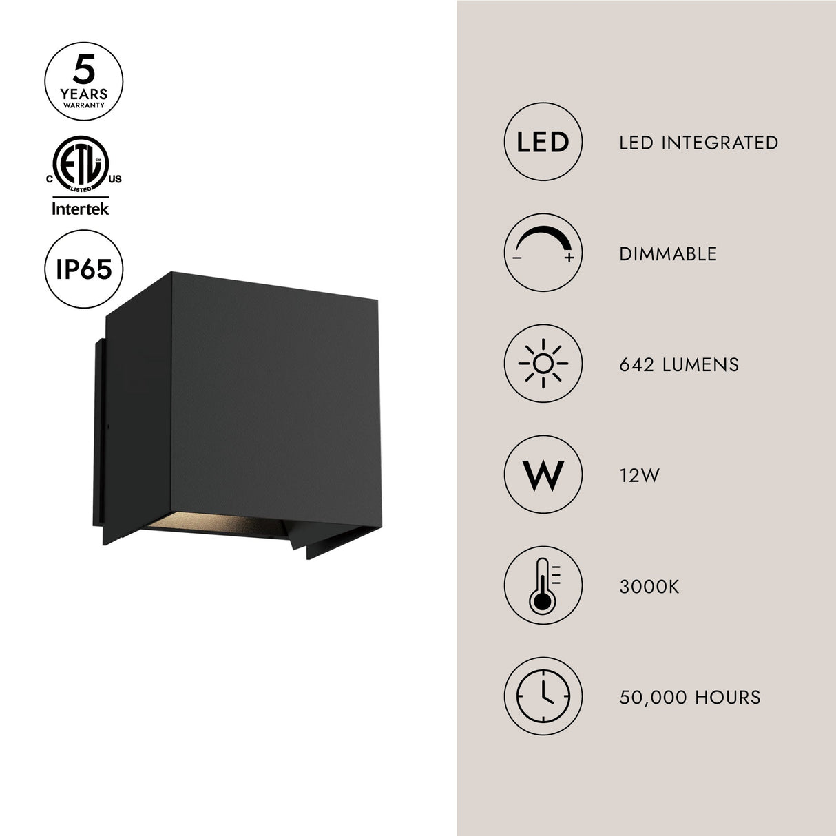 Kuzco Helsinki 6-in Exterior Wall Sconce