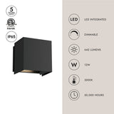 Kuzco Helsinki 6-in Exterior Wall Sconce
