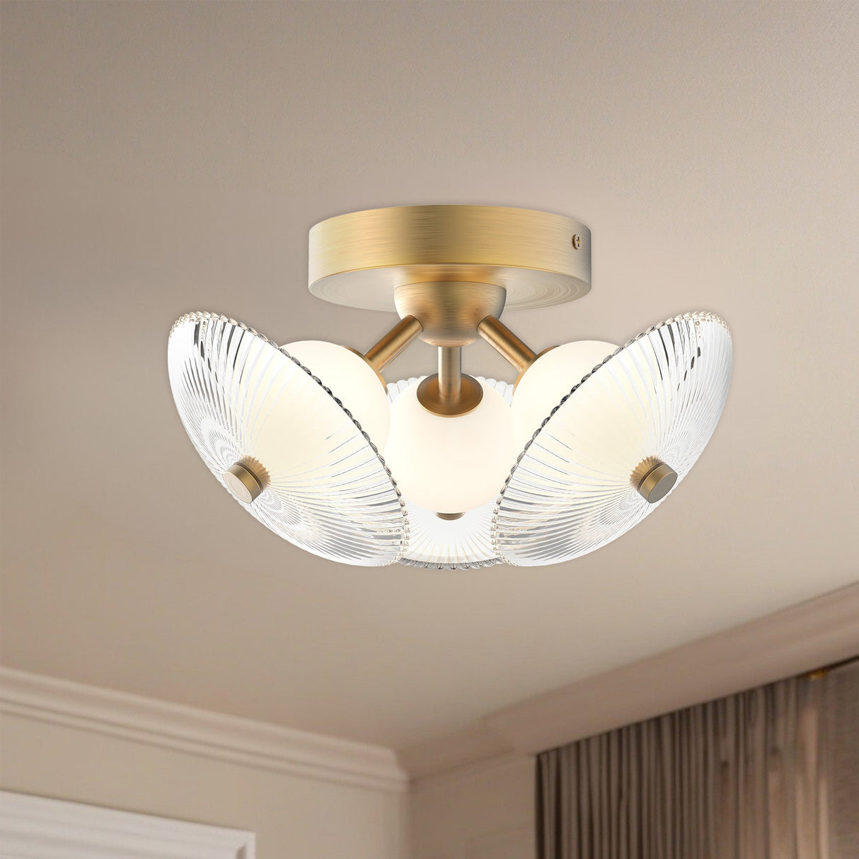 Alora Mood Hera 12-in Flush Mount