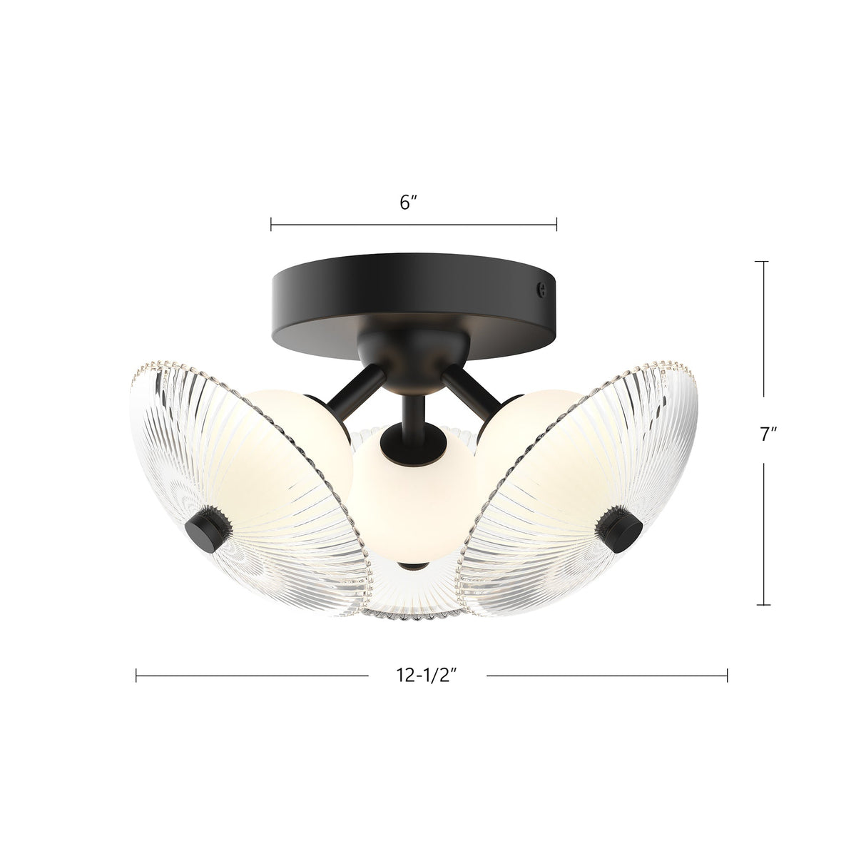Alora Mood Hera 12-in Flush Mount