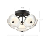 Alora Mood Hera 16-in Flush Mount