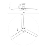 Alora Mood Emiko-H 56-in Ceiling Fan