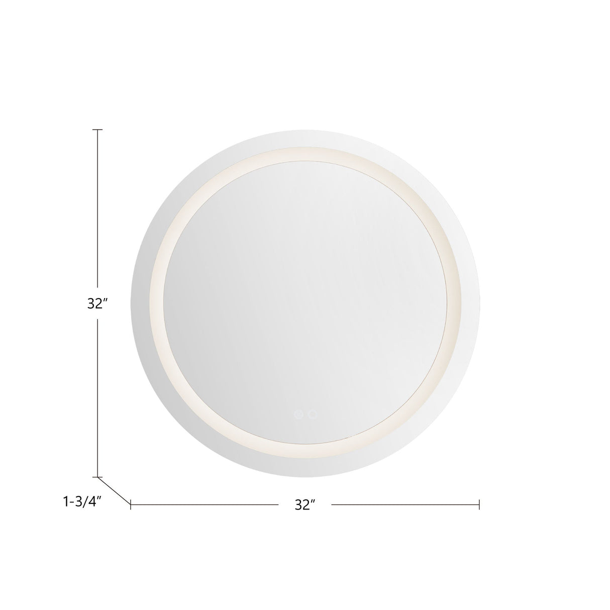 Kuzco Hillmont 32-in Vanity Mirror