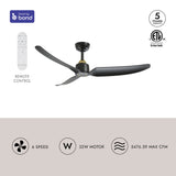 Kuzco Hugo 52-in Exterior Ceiling Fan