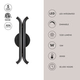 Kuzco Husk 14-in Wall Sconce