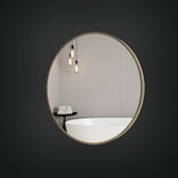 Brio Non-Lit Mirror in Brushed Bronze