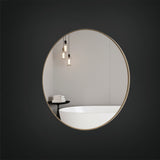 Brio Non-Lit Mirror in Brushed Bronze