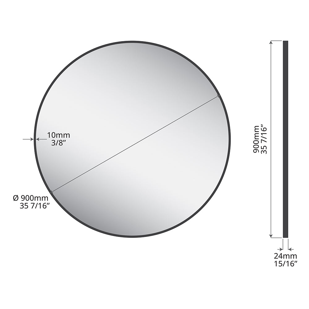 Brio Non-Lit Mirror
