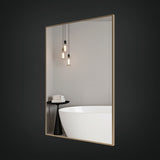 Cove Non-Lit Mirror in Brushed Bronze