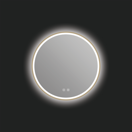 Denver LED Mirror in Brushed Bronze