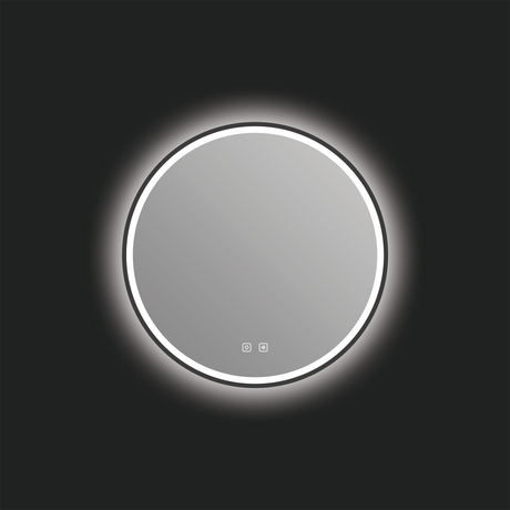 Denver LED Mirror in Matte Black