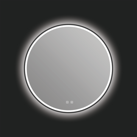 Denver LED Mirror in Matte Black