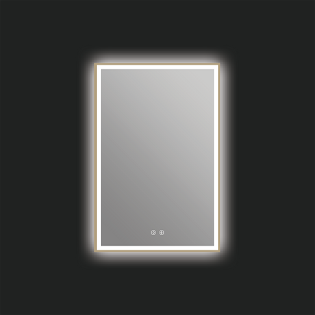 Eden LED Mirror in Brushed Bronze