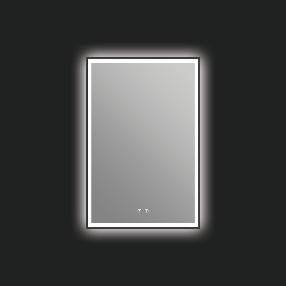 Eden LED Mirror in Matte Black